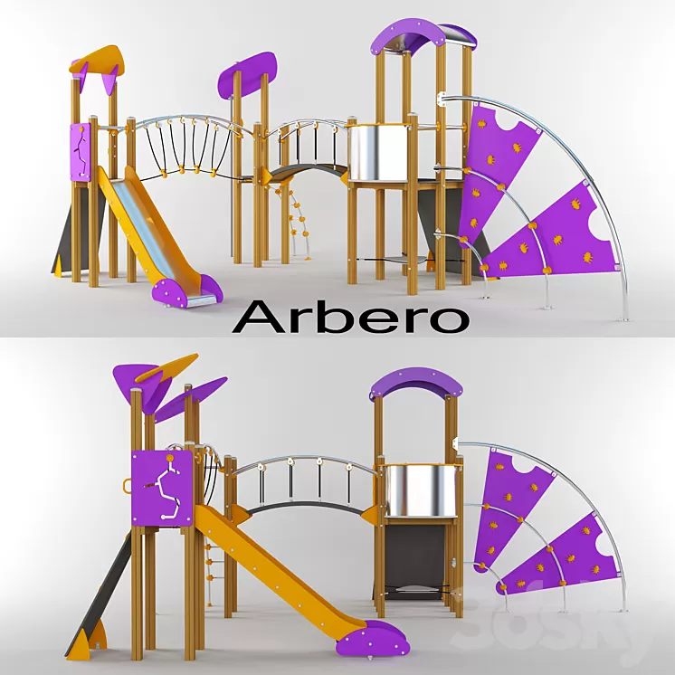 Playground equipment companies Arbero 3D Model