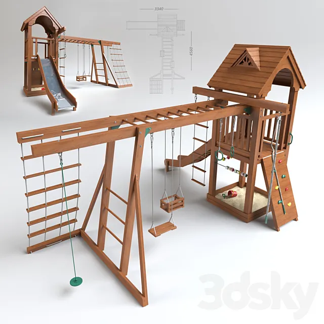 Playground structure 3DModel