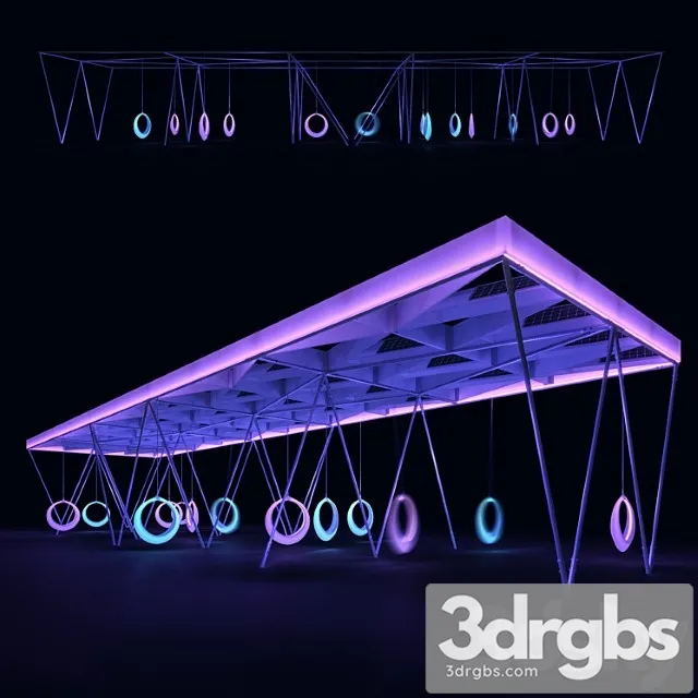 Playground Swing Time 3D Model Download