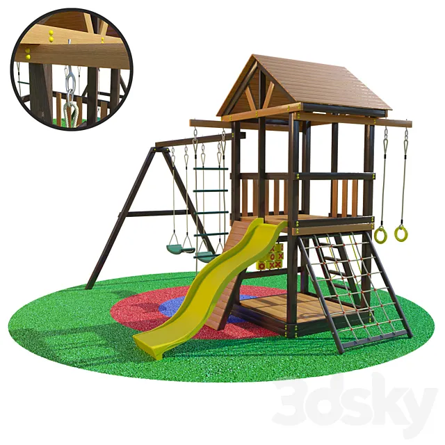 Playground Wendel 3D Model