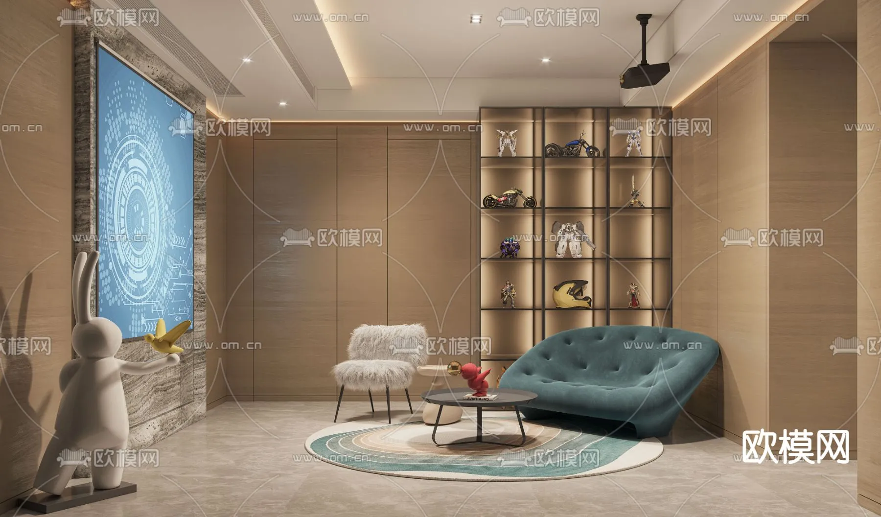 PLAYROOM - CORONA - 3D MODEL - 1583