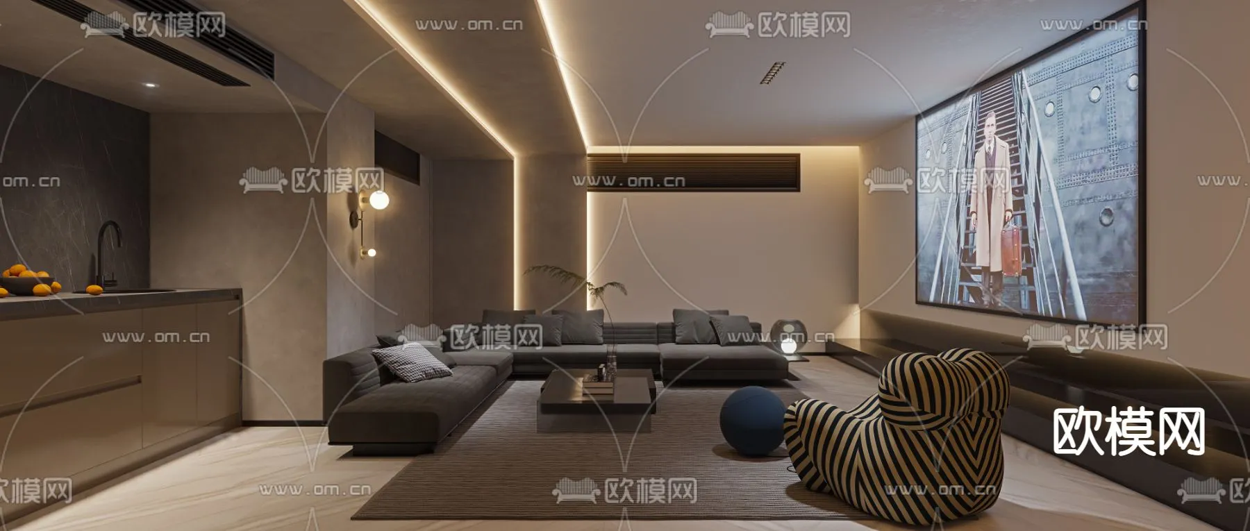 PLAYROOM - CORONA - 3D MODEL - 1612