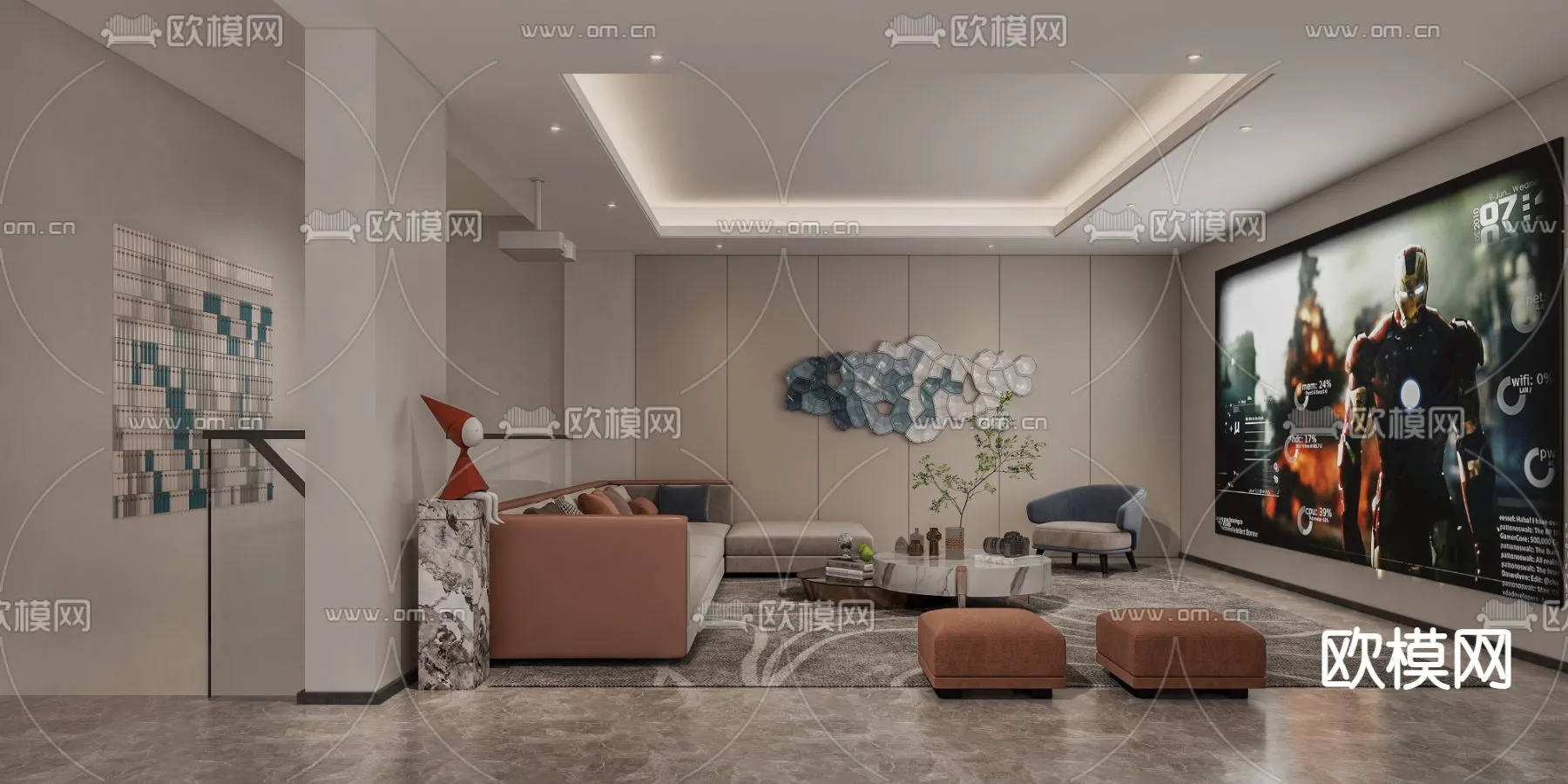 PLAYROOM - CORONA - 3D MODEL - 1615