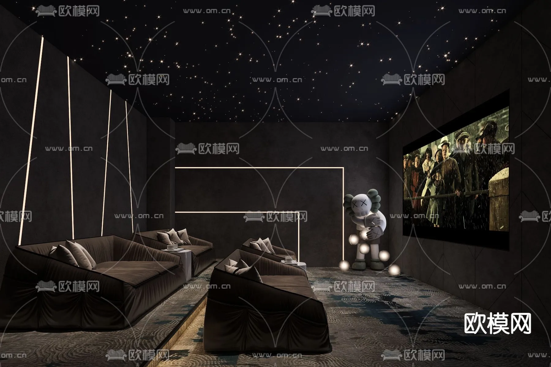 PLAYROOM - CORONA - 3D MODEL - 1618