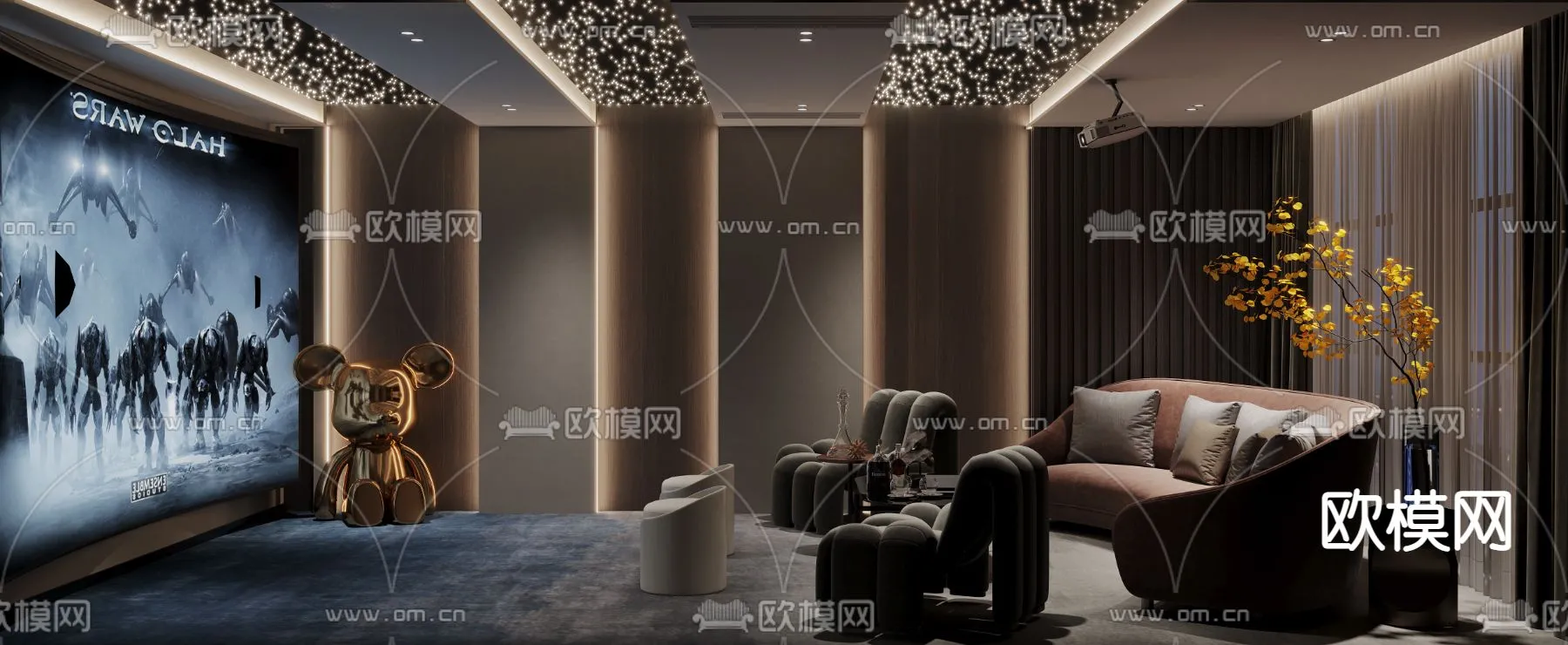 PLAYROOM - CORONA - 3D MODEL - 1629