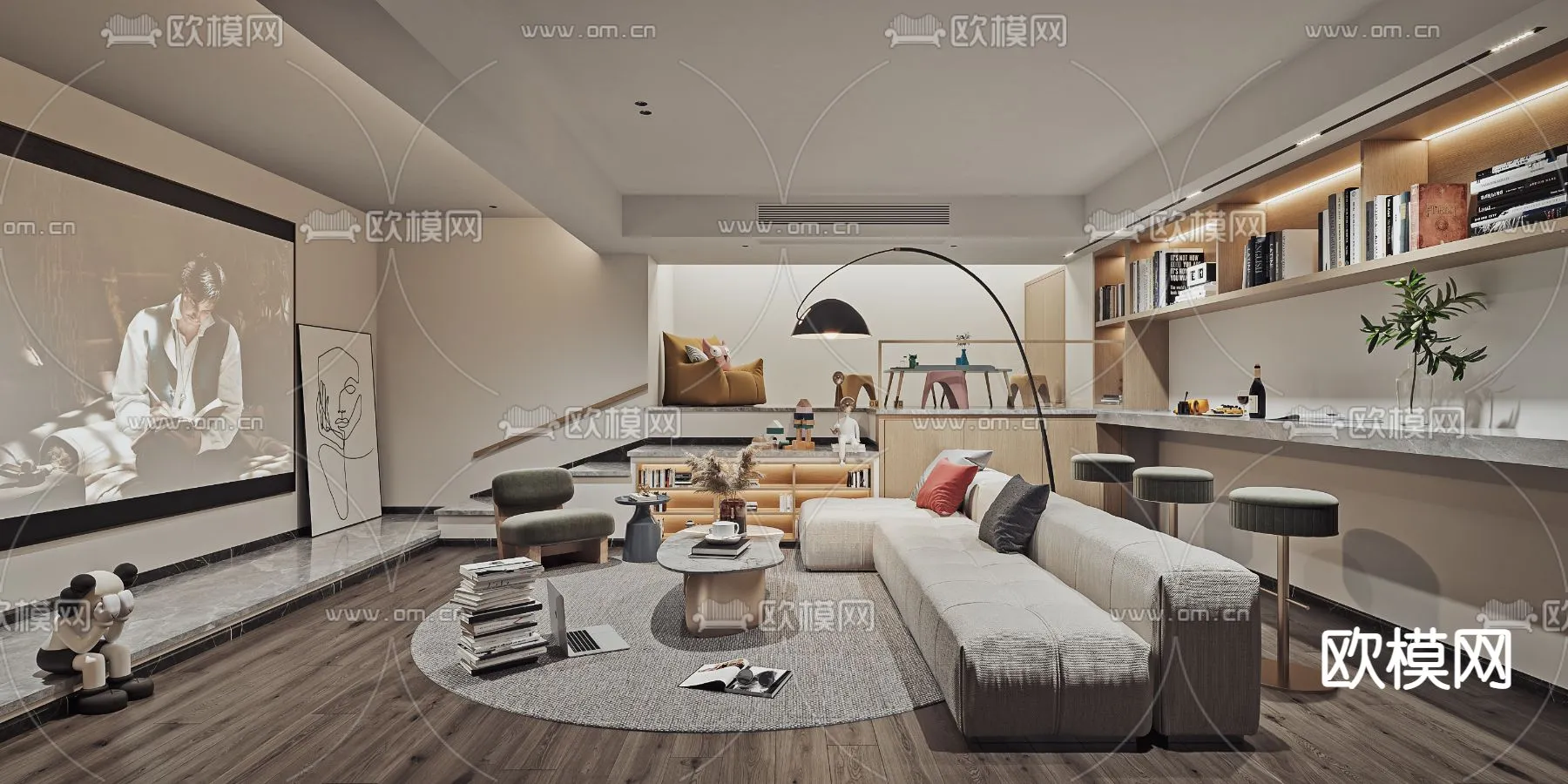 PLAYROOM - CORONA - 3D MODEL - 1632