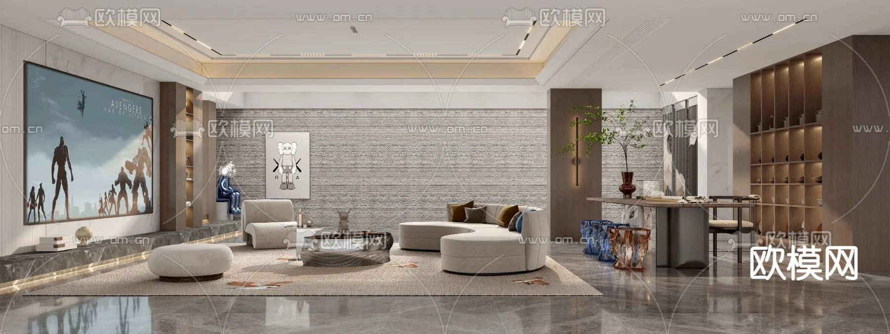 PLAYROOM - CORONA - 3D MODEL - 1640