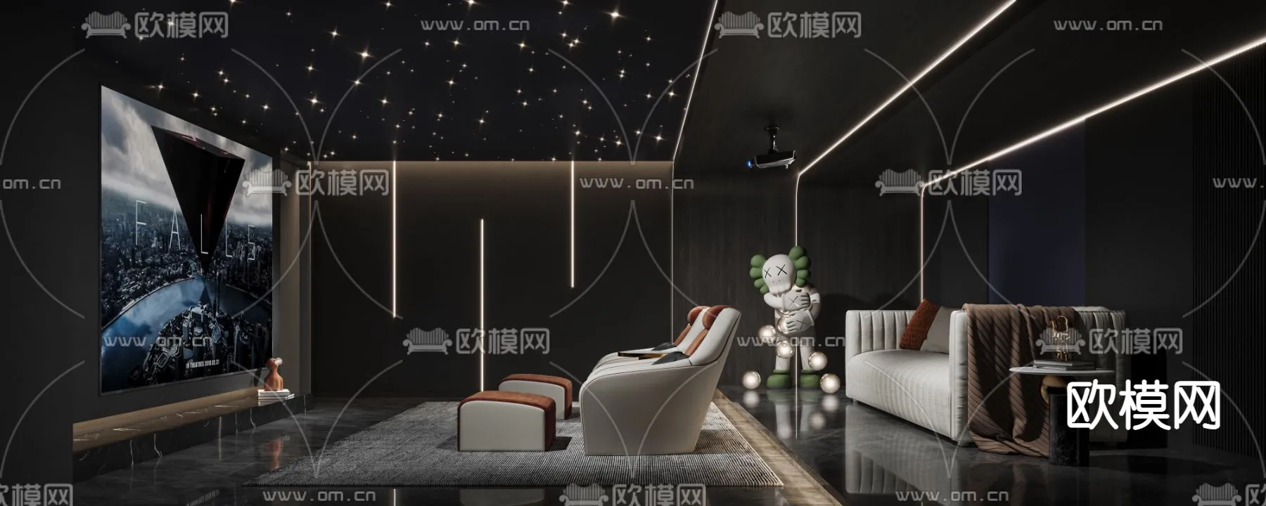 PLAYROOM - CORONA - 3D MODEL - 1646