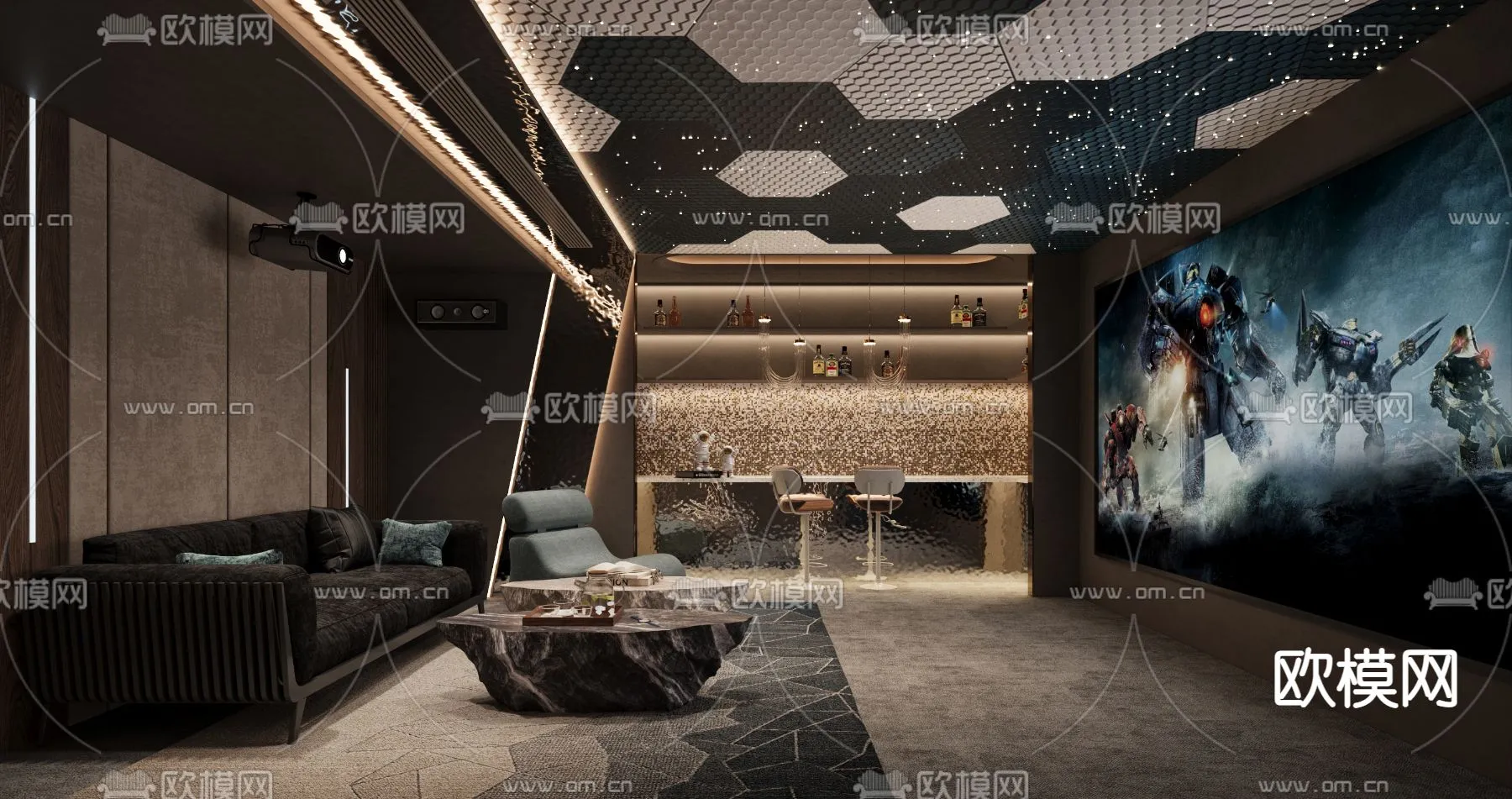 PLAYROOM - CORONA - 3D MODEL - 1653