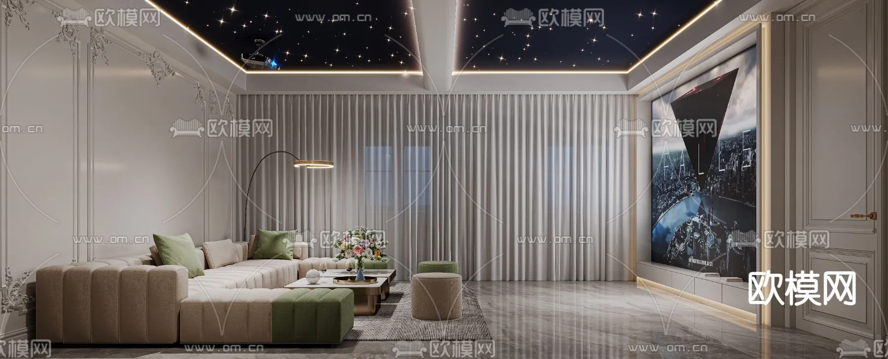 PLAYROOM - CORONA - 3D MODEL - 1669