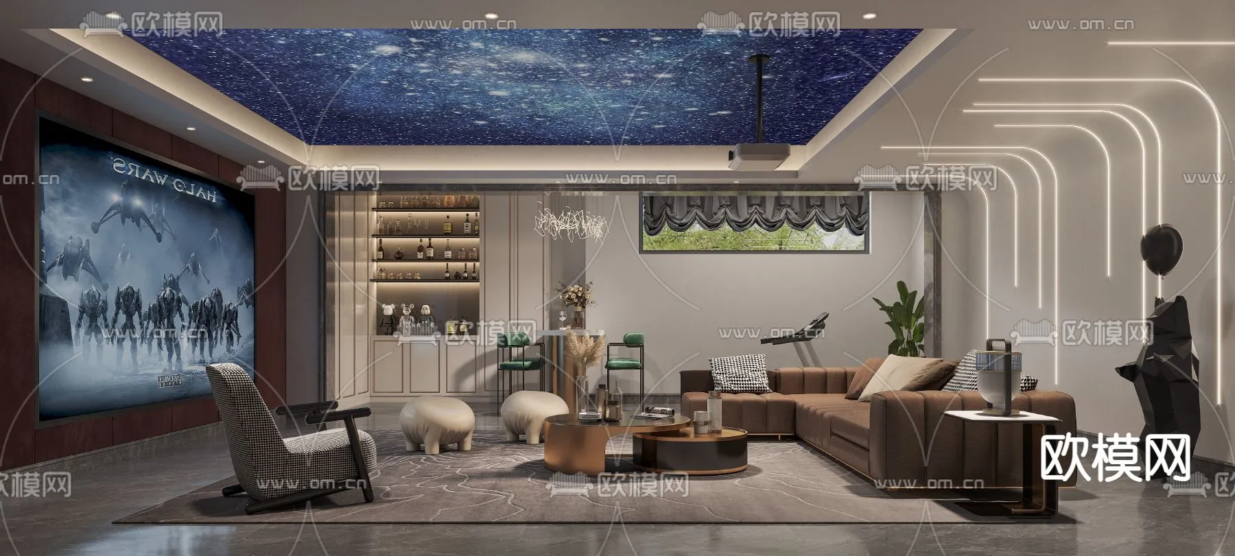 PLAYROOM - CORONA - 3D MODEL - 1674