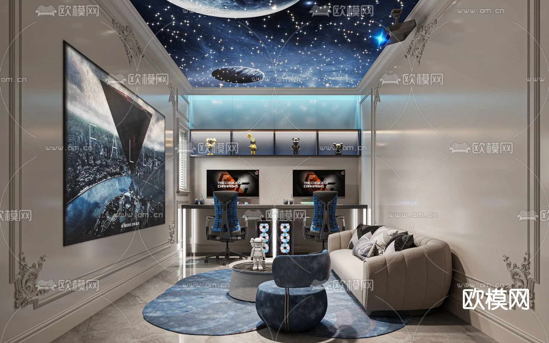 PLAYROOM - CORONA - 3D MODEL - 792