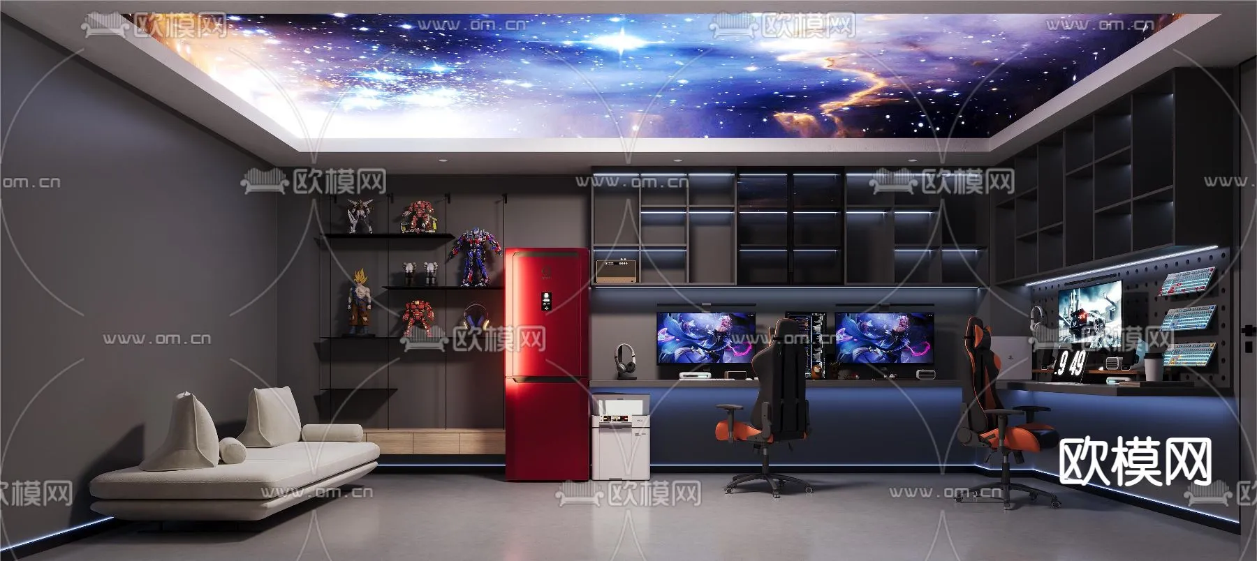 PLAYROOM - CORONA - 3D MODEL - 848