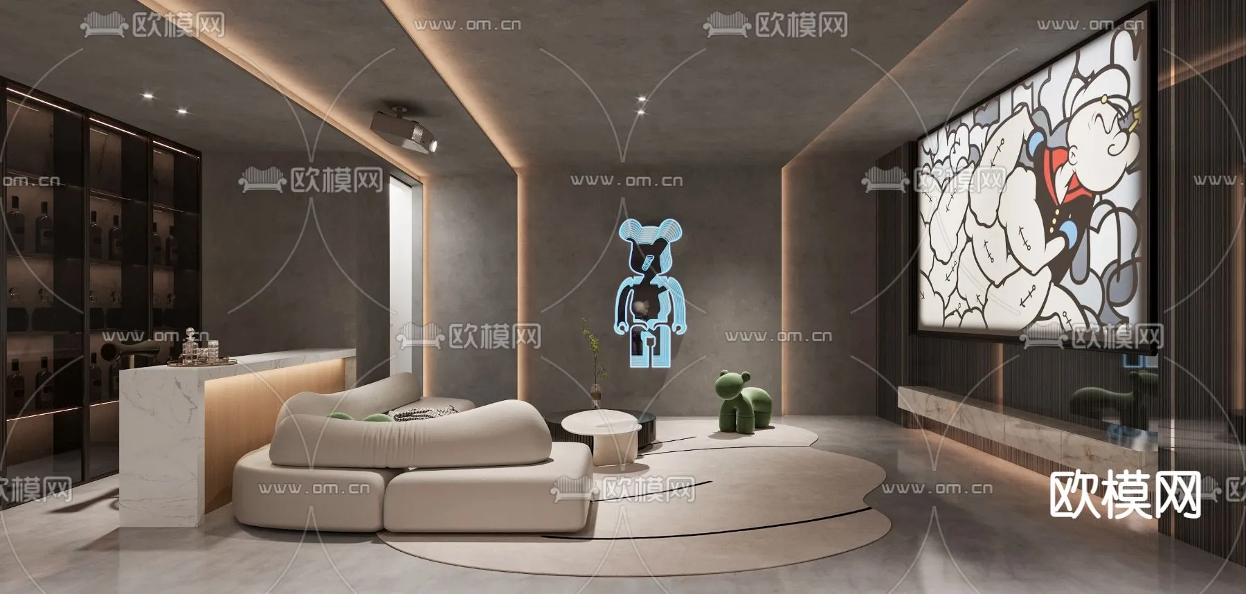 PLAYROOM - VRAY / CORONA - 3D MODEL - 1623