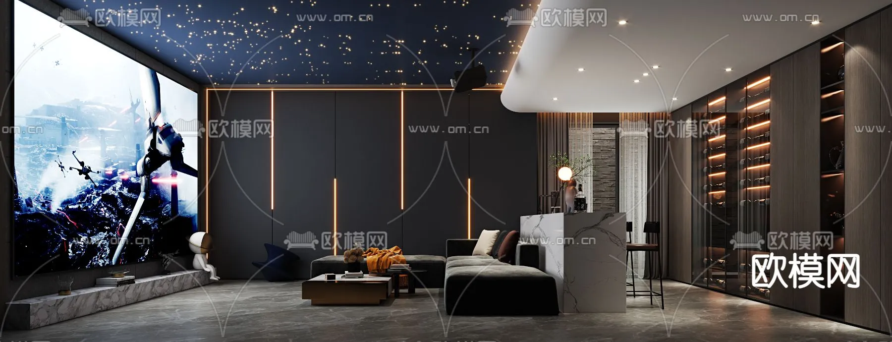 PLAYROOM - VRAY / CORONA - 3D MODEL - 1642