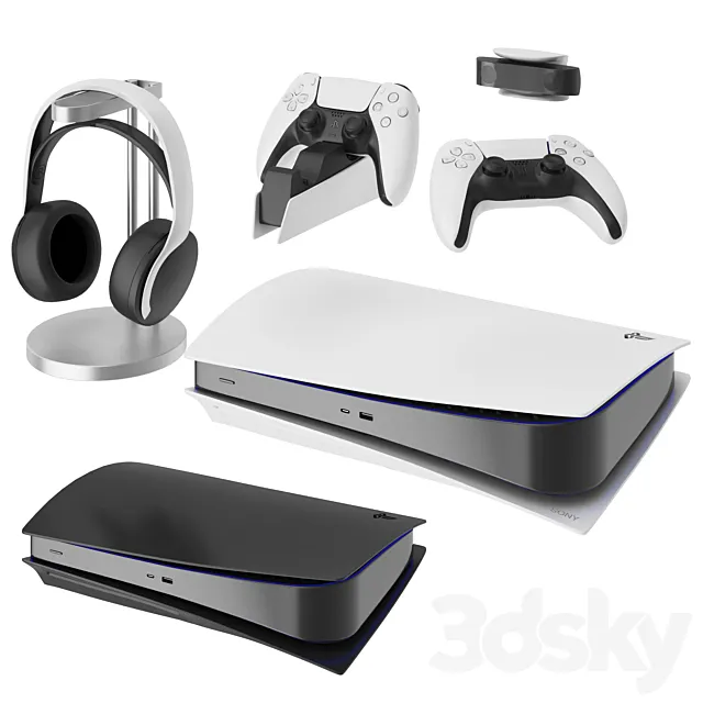 Playstation 5 3D Model