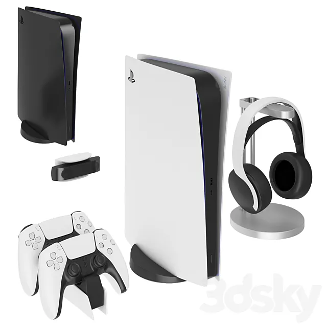 Playstation 5 Digital Edition 3DModel