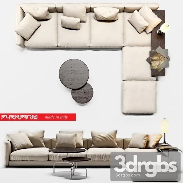 Pleasure Sofa 01 3D Model Free
