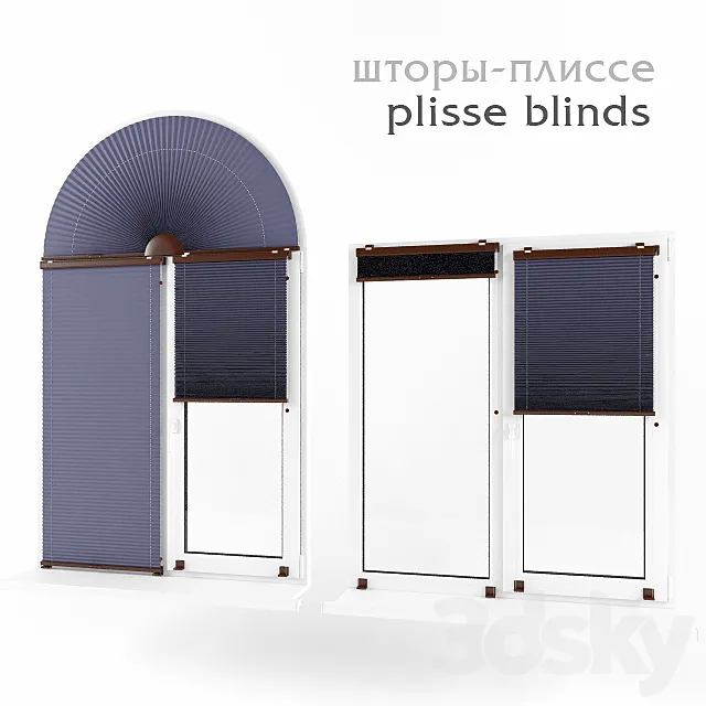 Pleated blinds 3DModel