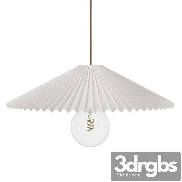 Pleated lamp shade