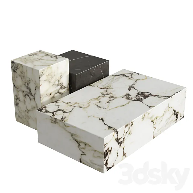 Plinth coffee table 3D Model