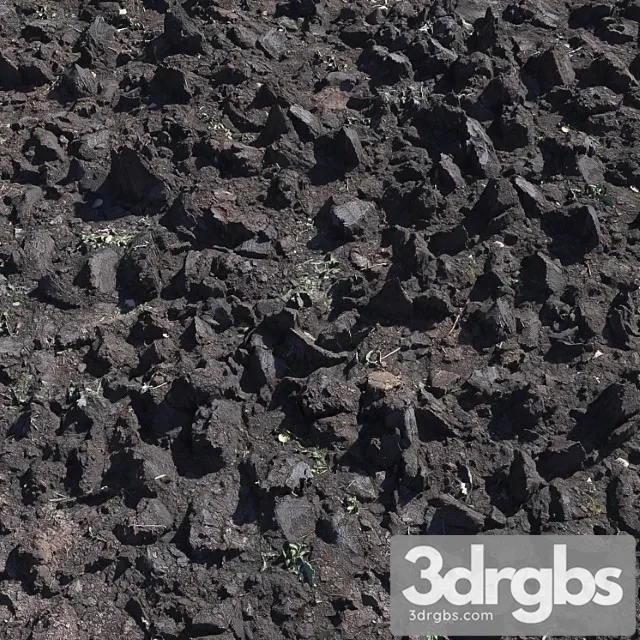 Plowed land 1 3D Model Free