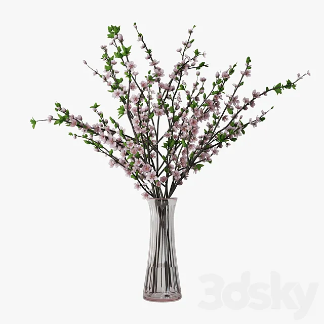 Plum blossom 02 3D Model
