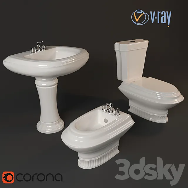 Plumbing Cezares King Palace 3D Model