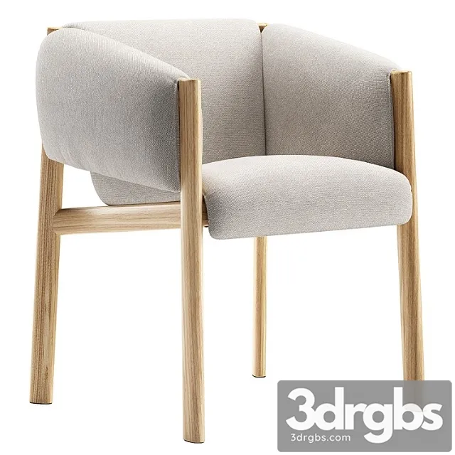 Plumon Dining Chair Kettal 3D Model Download