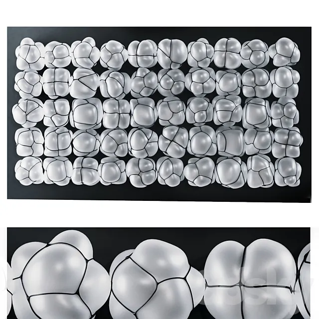 Plump Wall Sculpture 3D Model