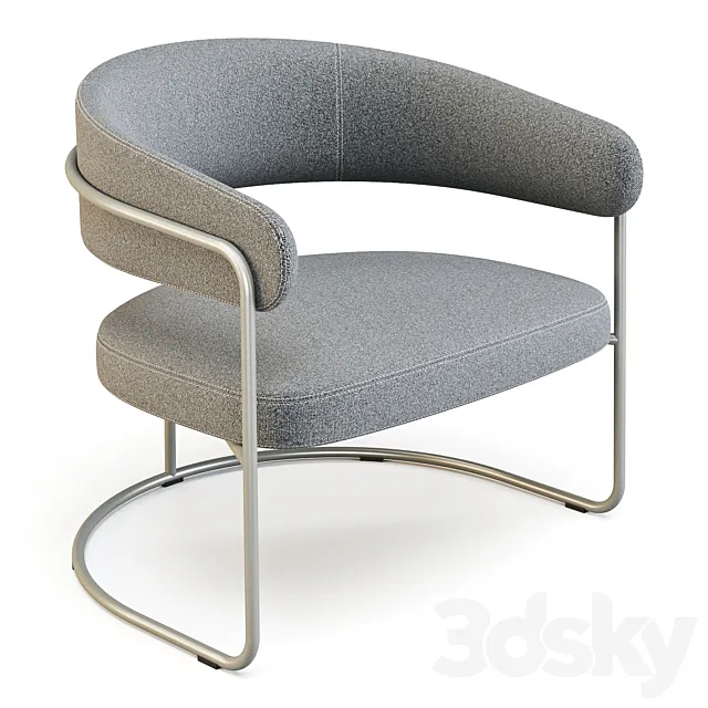 Plus Halle: Opus - Lounge Chair 3D Model