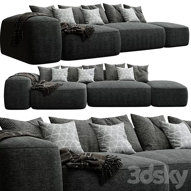 Plus Sofa by Lapalma 3D Model