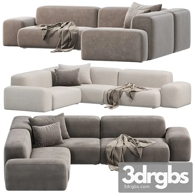 Plus Sofa By Lapalma Divany 3D Model Free