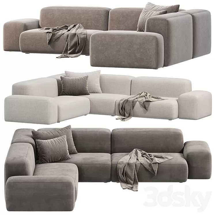 PLUS Sofa by Lapalma sofas 3D Model Free