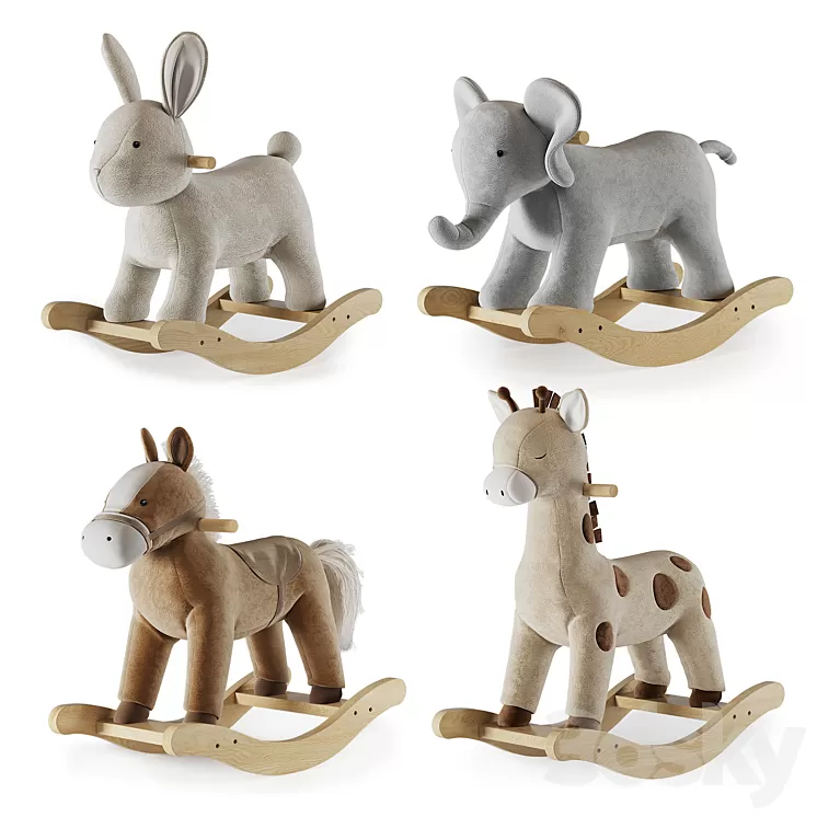 Plush Rockers 3D Model Free