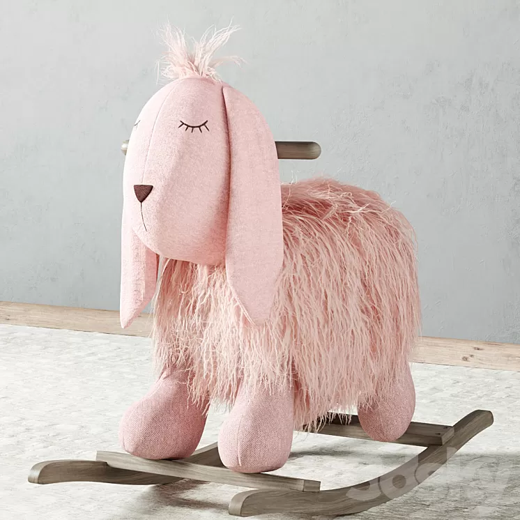 Plush Rocking | Bunny 3D Model
