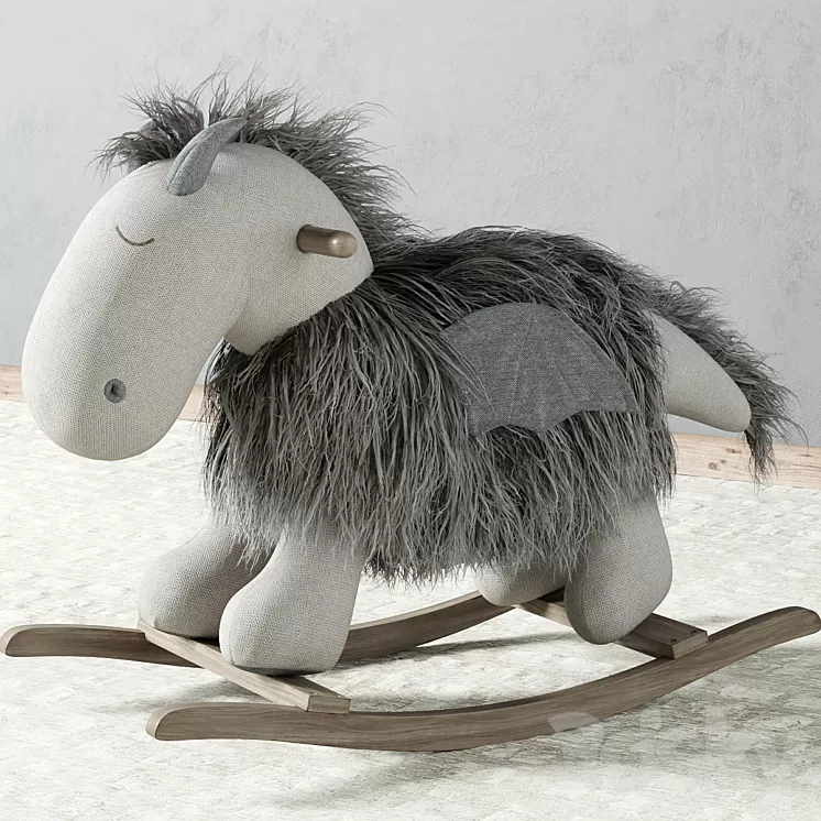 Plush Rocking | Dragon 3D Model