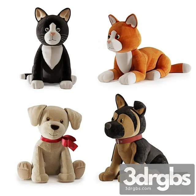 Plush Toys 07 3D Model Free