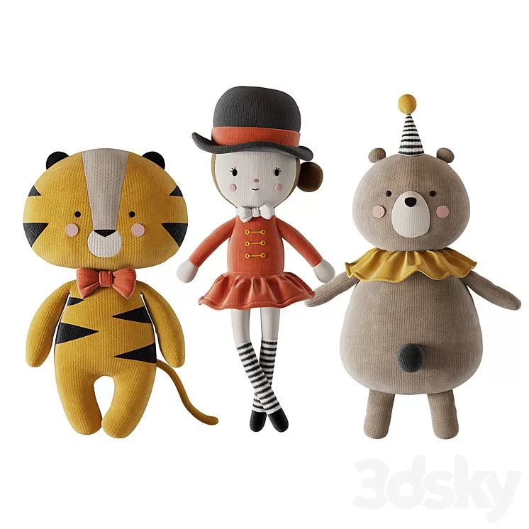 Plush Toys 09 3D Model Free
