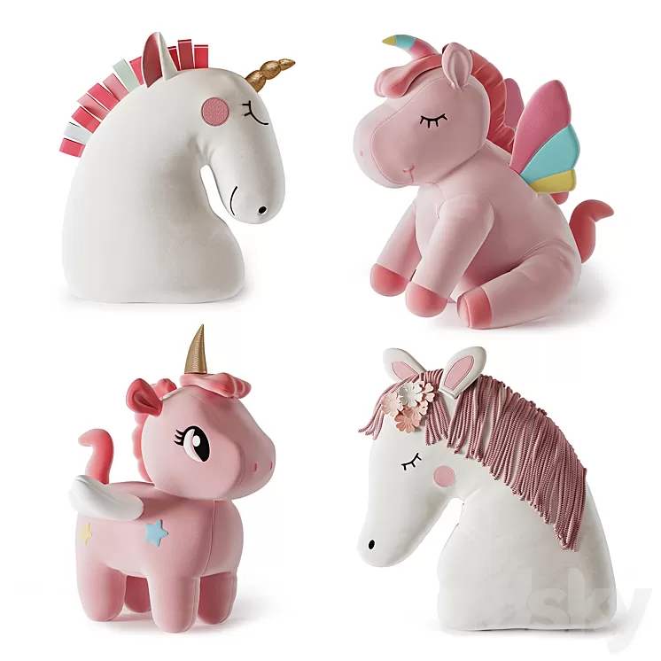 Plush Toys 14 3D Model Free