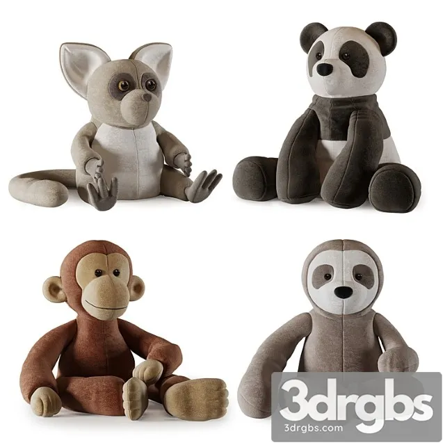 Plush Toys 22 3D Model Free