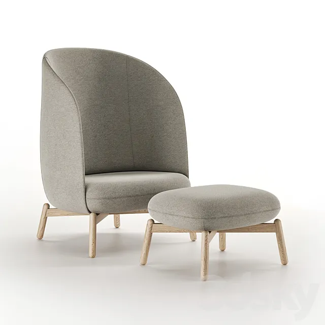 Plushalle easy nest wood 3D Model