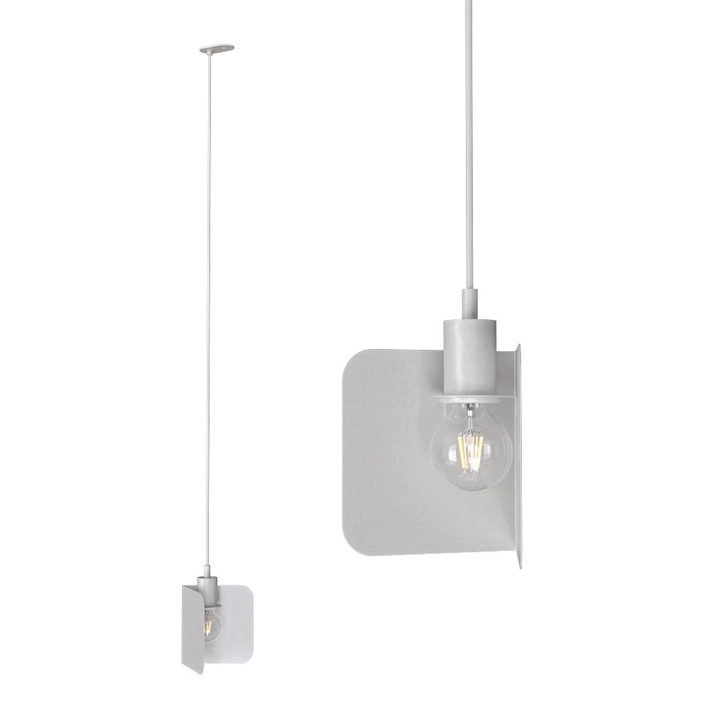 Pluskouple - Ceiling lamp CORNER Big 3D Model