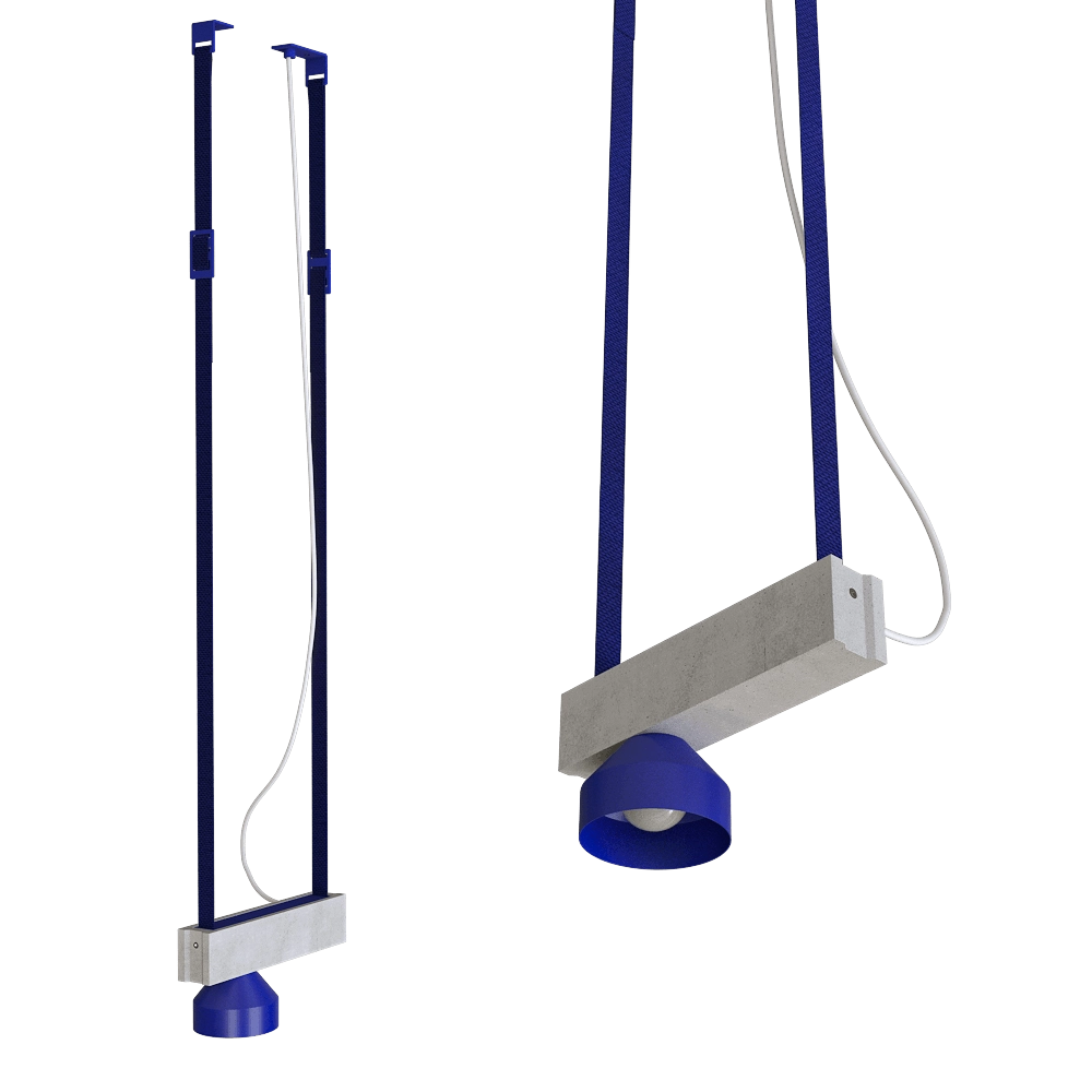 Pluskouple - Pendant lamp Block 3D Model