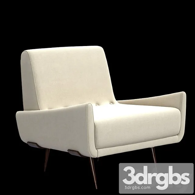 Po 801 Armchair 3D Model Free