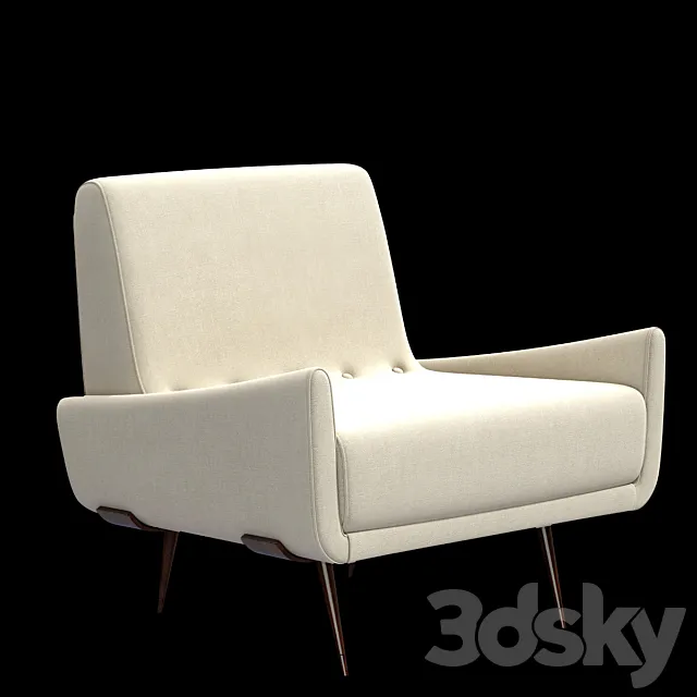 PO-801 Armchair 3D Model