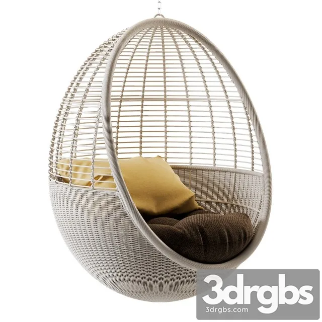 Pod Hanging Chair 3D Model Free