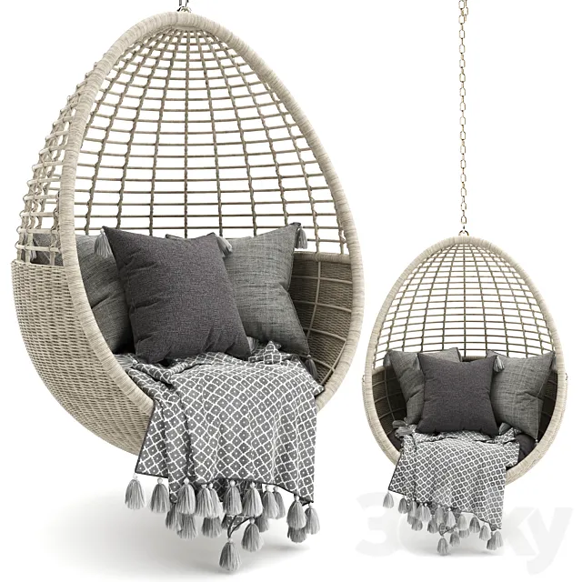 POD HANGING OUTDOO CHAIR 3D Model