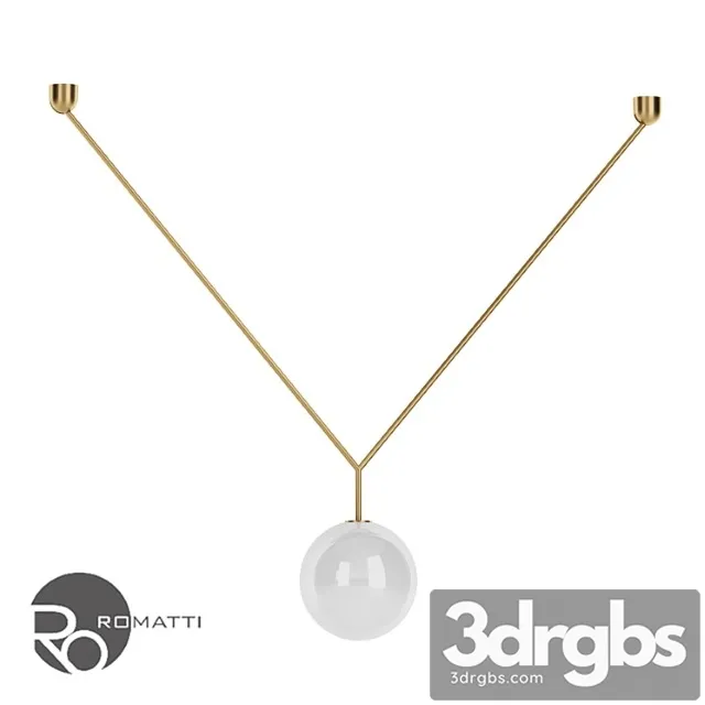 Podviesnoi Svietil Nik Romatti Flos Notch 45 3D Model Free