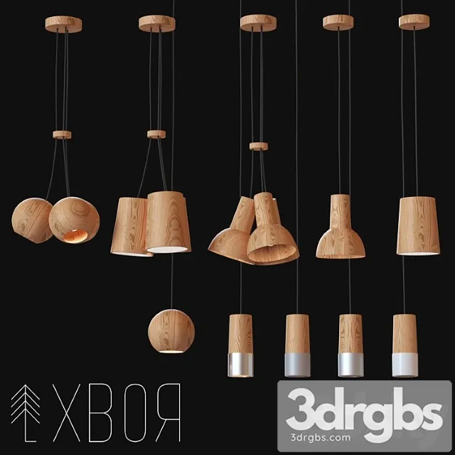 Podviesnyie Svietil Niki Khvoia 3D Model Free